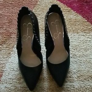 Jessica Simpson Parma leather pumps